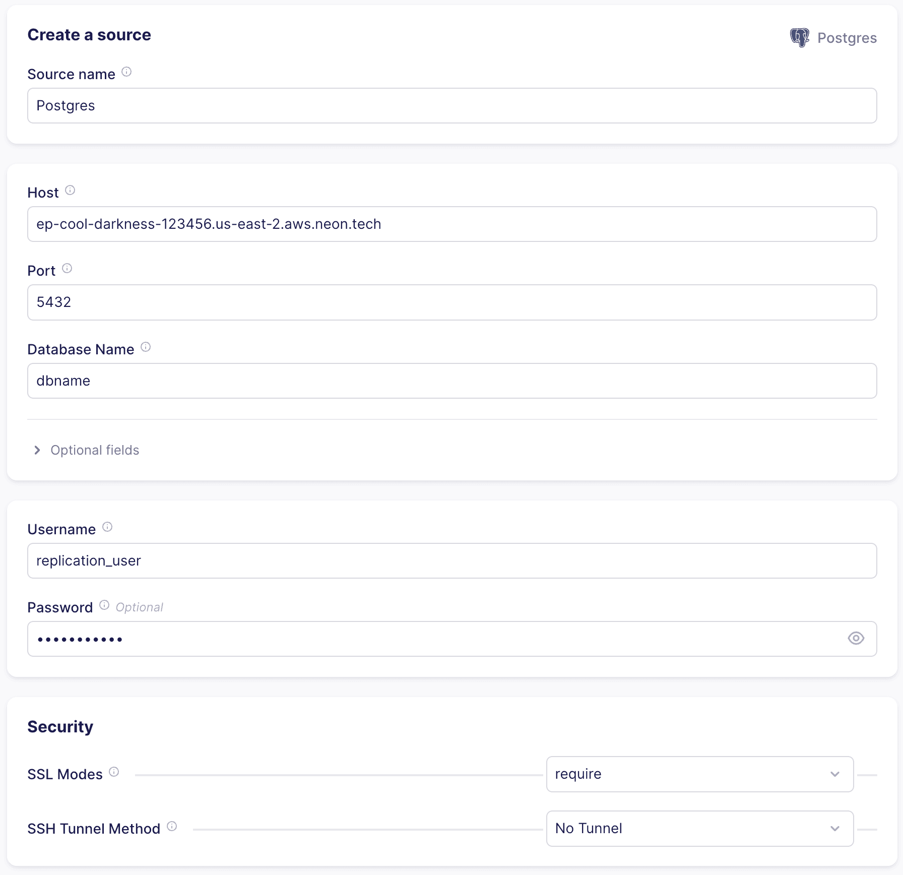 Airbyte Create a source